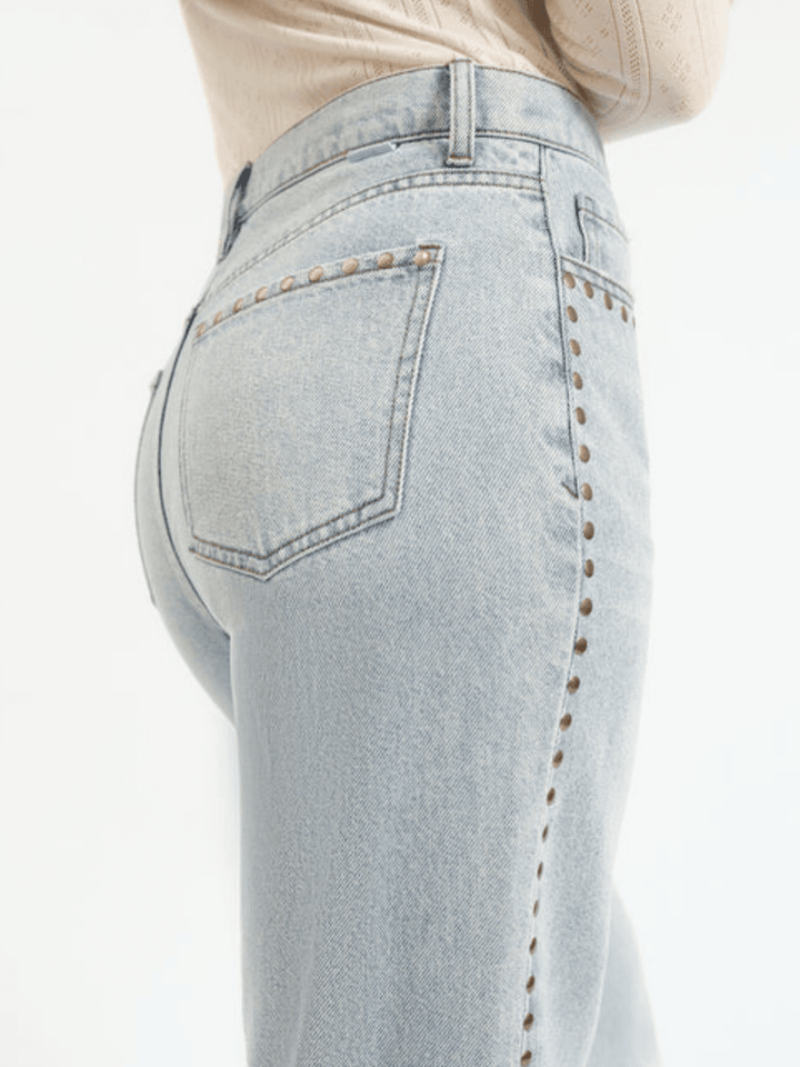 DAZE DENIM - Far Out High Rise Wide Leg Jeans - BLOOMING VINTAGE - Jayden P Boutique