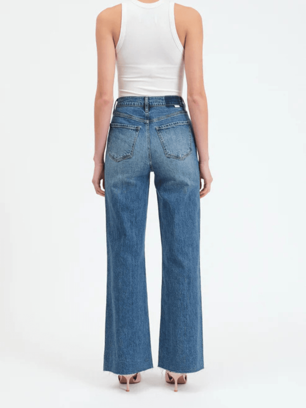 DAZE DENIM - Far Out High Rise Wide Leg Jeans - BLOOMING VINTAGE - Jayden P Boutique