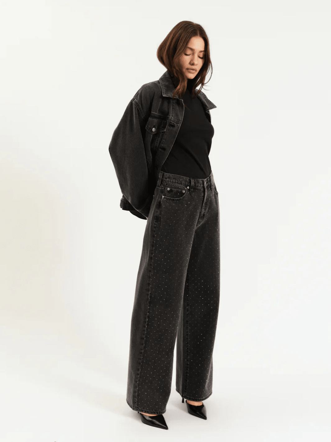 DAZE DENIM - Far Out High Rise Wide Leg Jeans - BLOOMING VINTAGE - Jayden P Boutique
