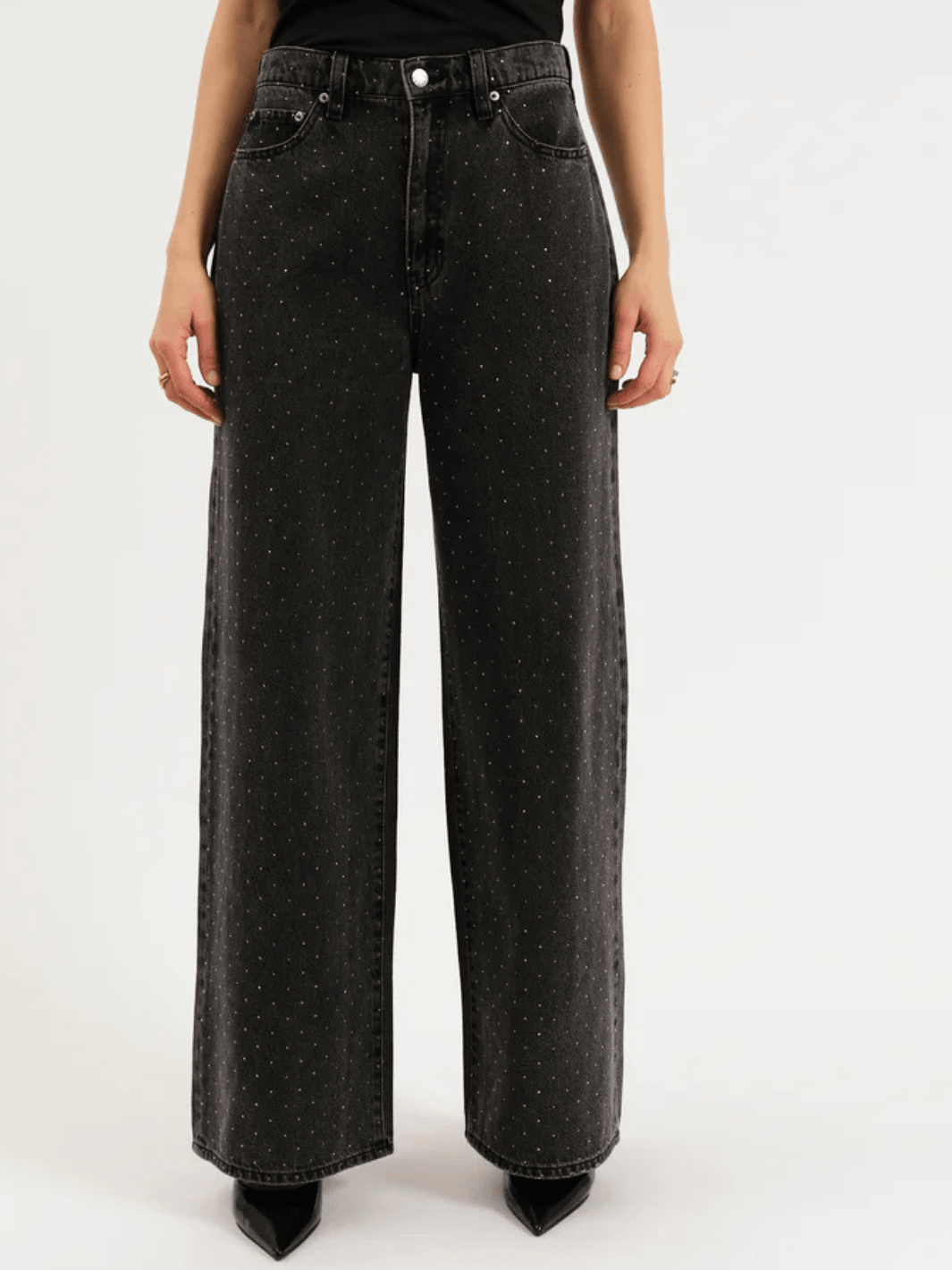 DAZE DENIM - Far Out High Rise Wide Leg Jeans - BLOOMING VINTAGE - Jayden P Boutique