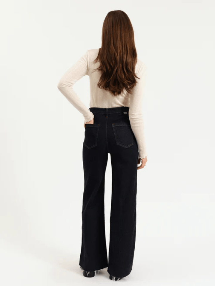 DAZE DENIM - Far Out High Rise Wide Leg Jeans - Jayden P Boutique