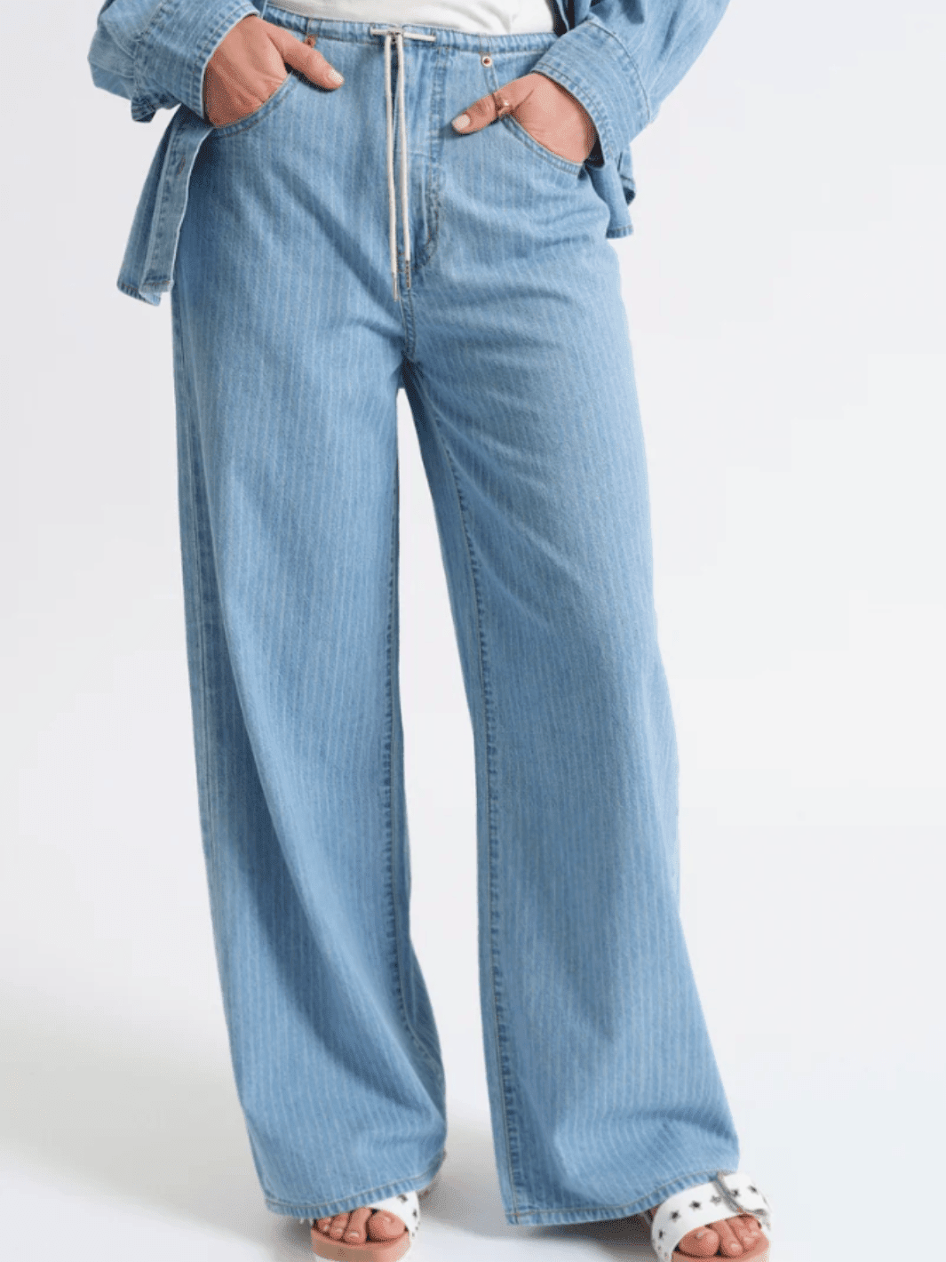 DAZE DENIM - Madison Mid Rise Wide Leg Jeans - Jayden P Boutique