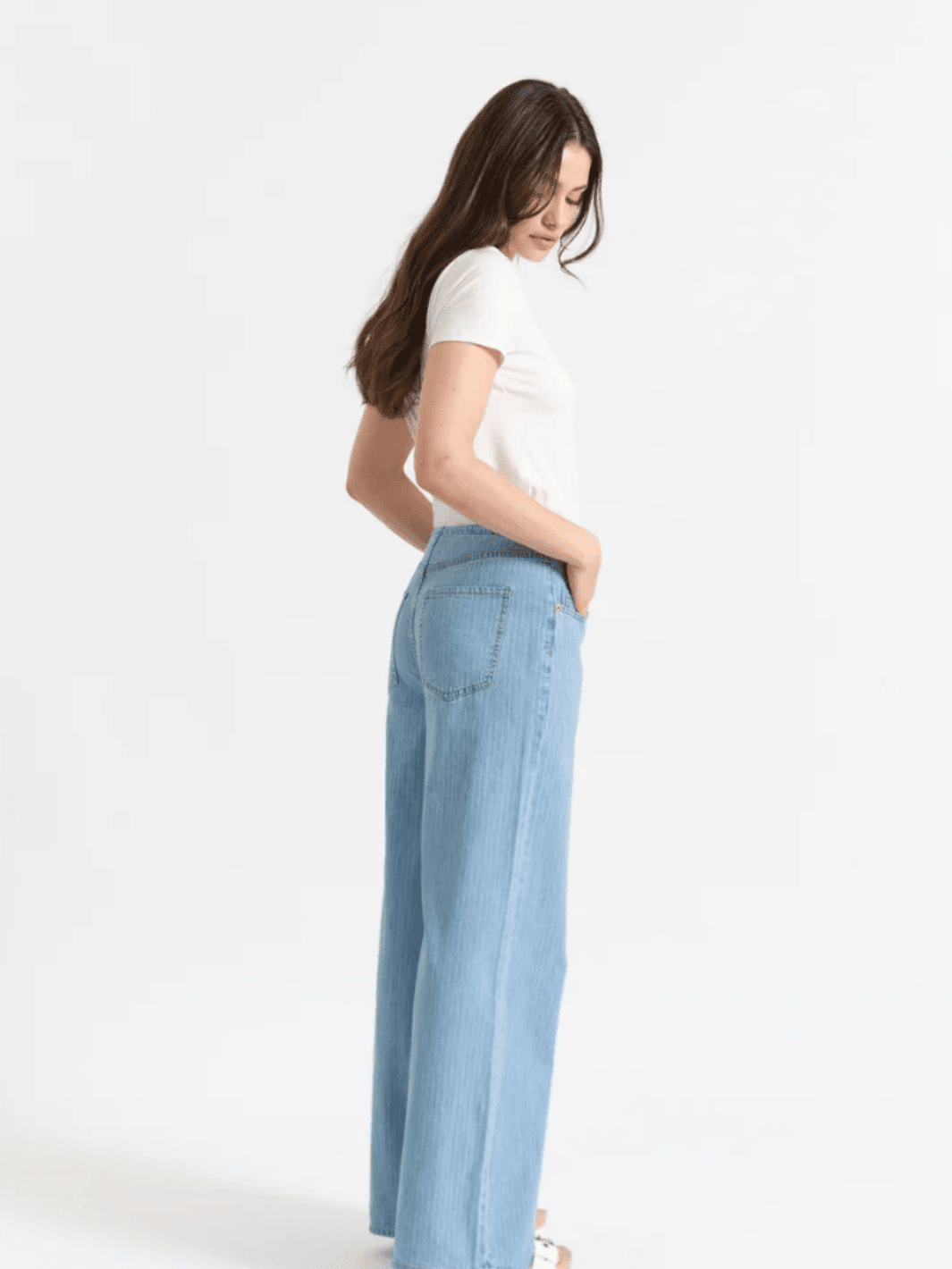 DAZE DENIM - Madison Mid Rise Wide Leg Jeans - Jayden P Boutique