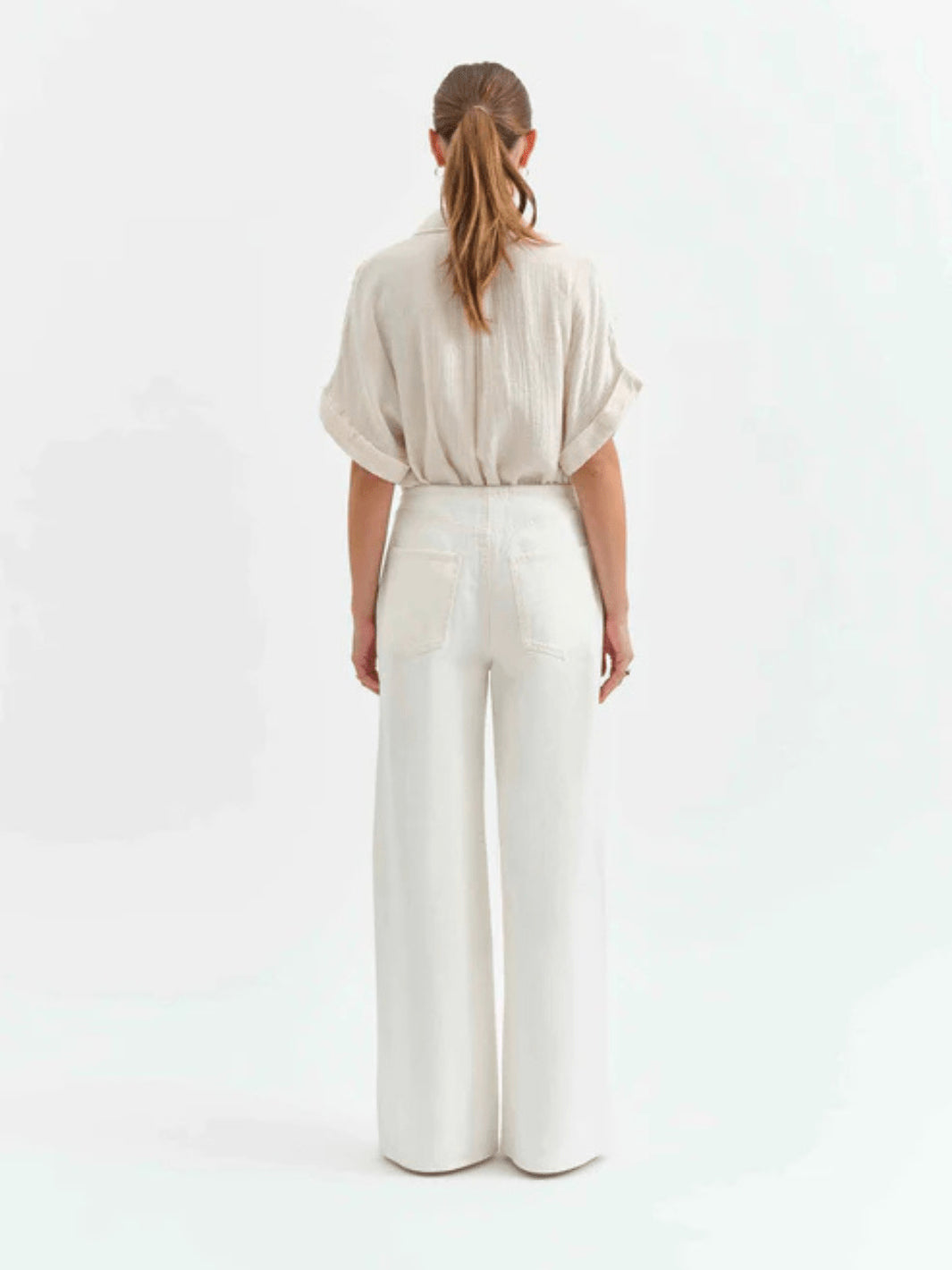 DAZE DENIM - Madison Mid Rise Wide Leg Jeans - Jayden P Boutique