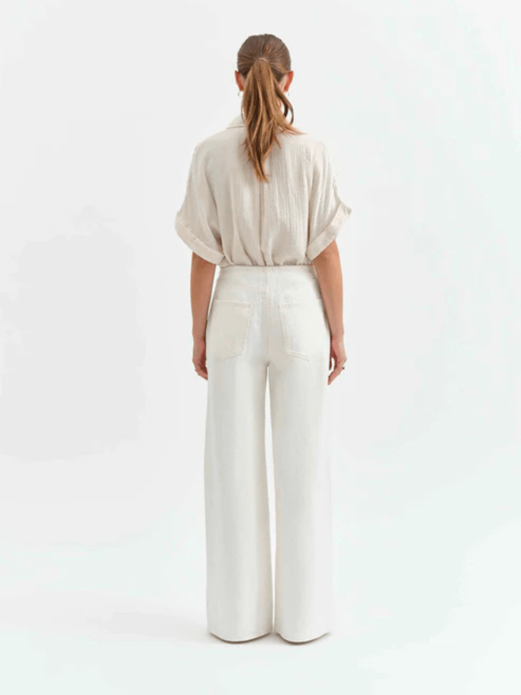 DAZE DENIM - Madison Mid Rise Wide Leg Jeans - Jayden P Boutique