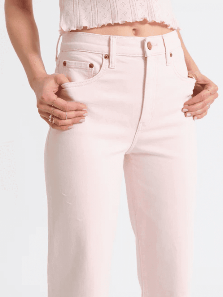 DAZE DENIM - Pleaser High Rise Wide Ankle Jeans - Jayden P Boutique