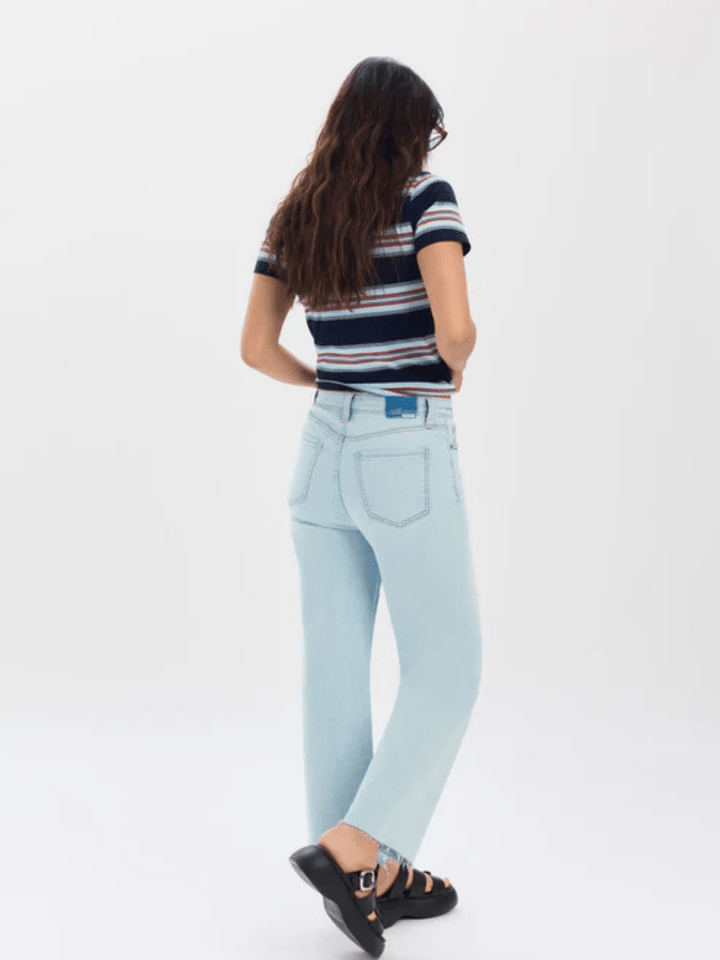 DAZE DENIM - Pleaser High Rise Wide Ankle Jeans - Jayden P Boutique