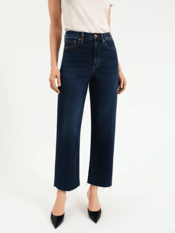 DAZE DENIM - Pleaser High Rise Wide Ankle Jeans - Jayden P Boutique