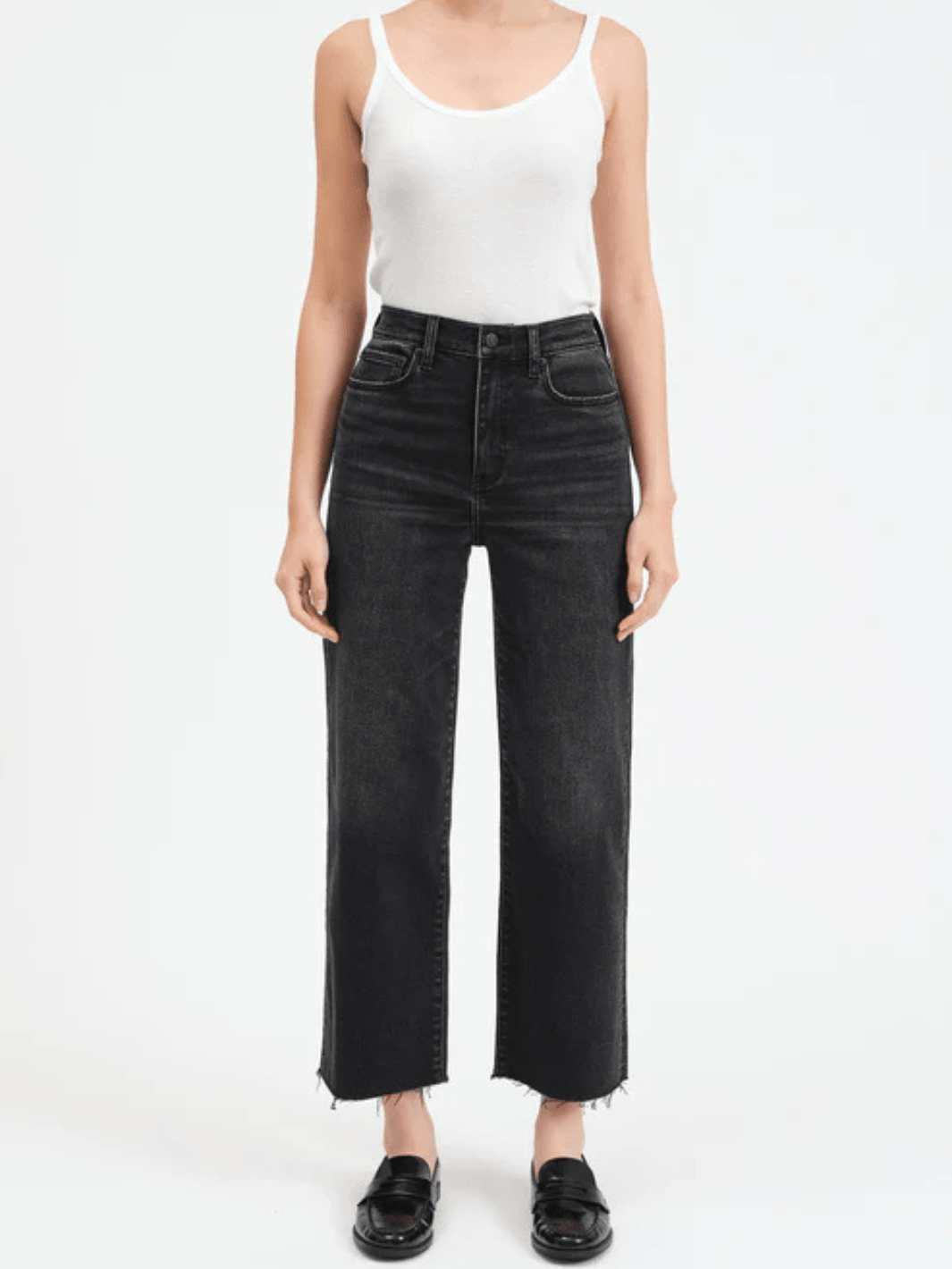 DAZE DENIM - Pleaser High Rise Wide Ankle Jeans - Jayden P Boutique