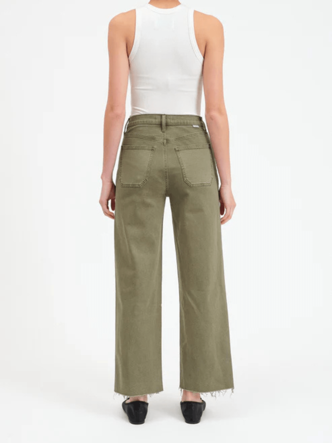 DAZE DENIM - Pleaser Utility High Rise Wide Ankle Jeans - Jayden P Boutique