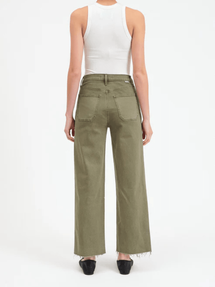 DAZE DENIM - Pleaser Utility High Rise Wide Ankle Jeans - Jayden P Boutique