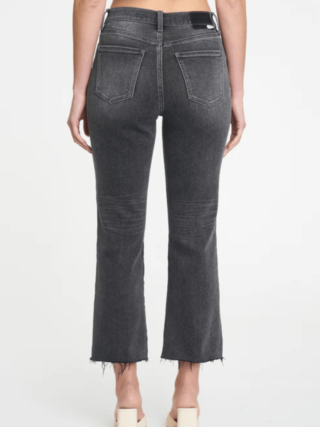 DAZE DENIM - Shy Girl High Rise Crop Flare Jeans - Jayden P Boutique