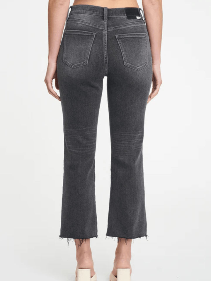 DAZE DENIM - Shy Girl High Rise Crop Flare Jeans - Jayden P Boutique