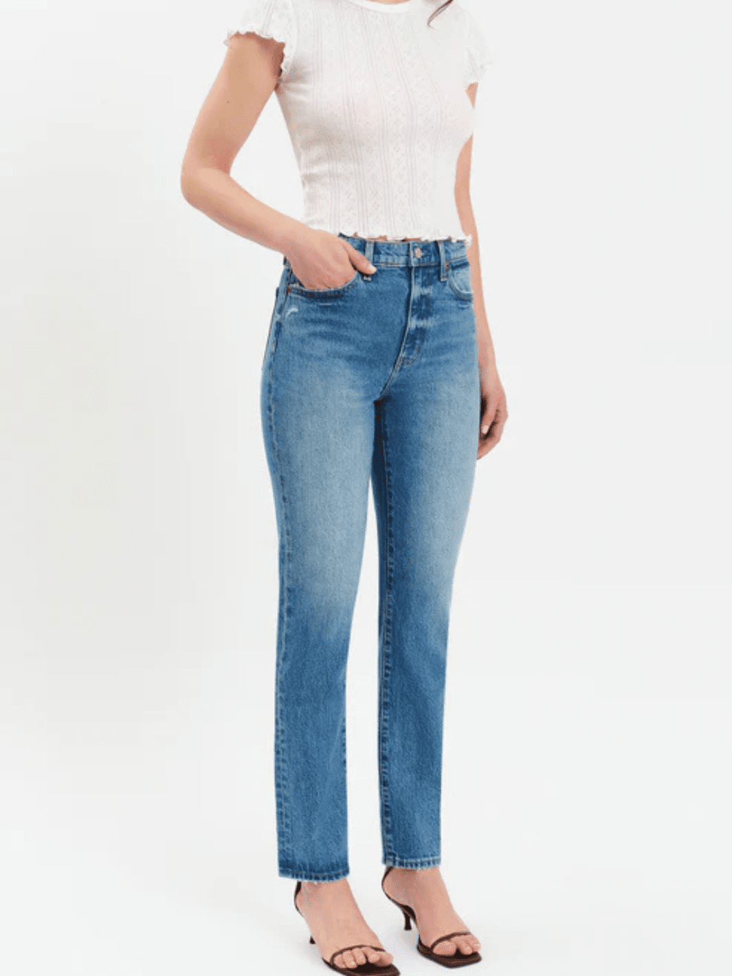 DAZE DENIM- Smarty Pants High Rise Slim Straight - Jayden P Boutique