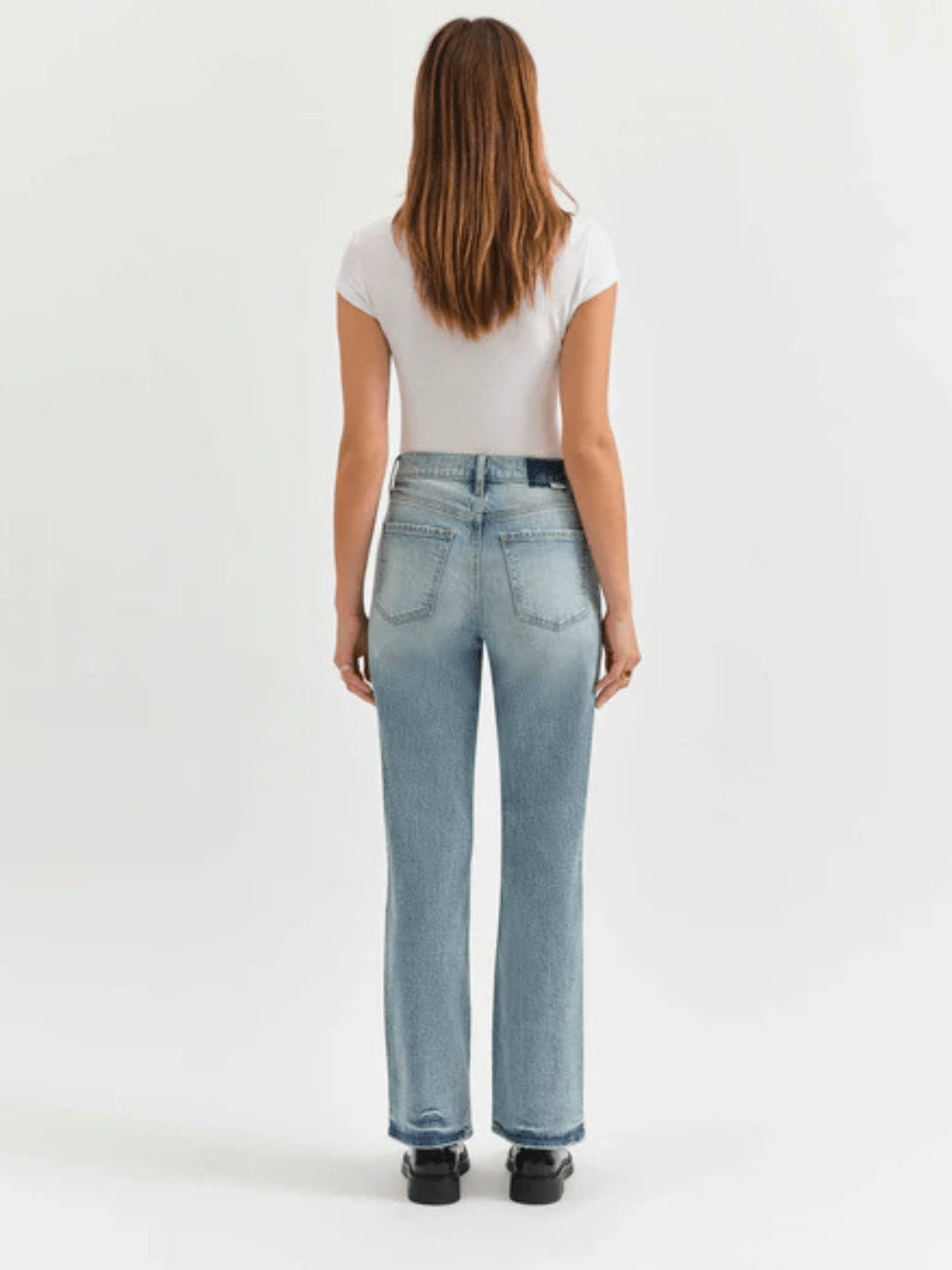 DAZE DENIM - Sundaze High Rise Vintage Straight Jeans - Jayden P Boutique