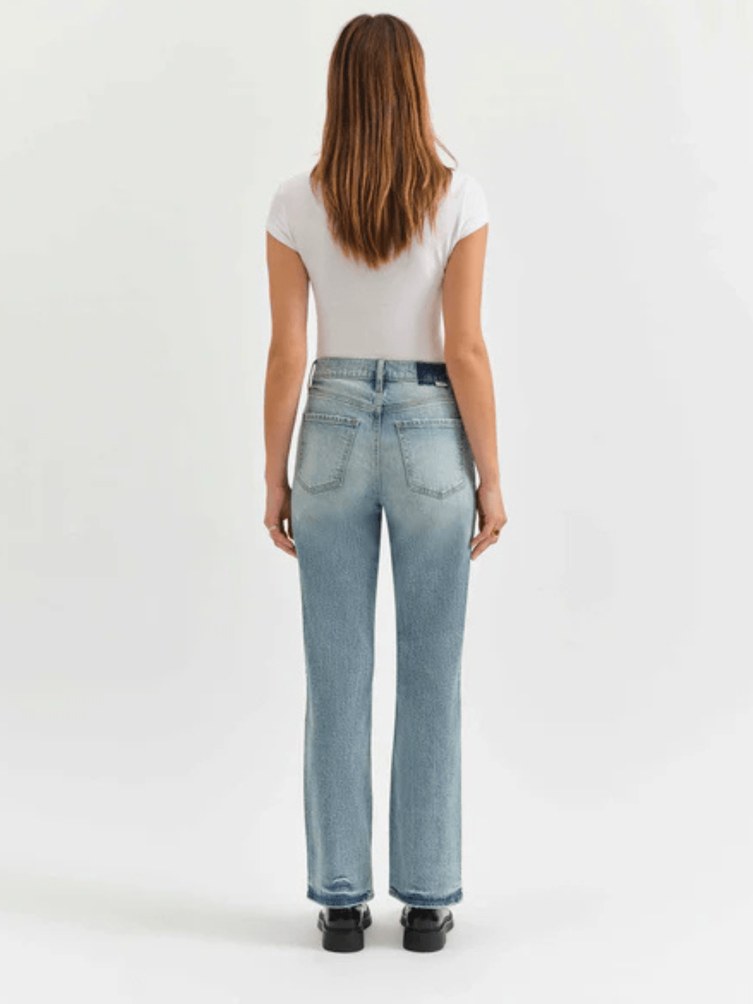 DAZE DENIM - Sundaze High Rise Vintage Straight Jeans - Jayden P Boutique