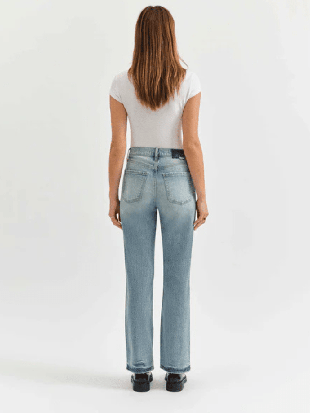 DAZE DENIM - Sundaze High Rise Vintage Straight Jeans - Jayden P Boutique