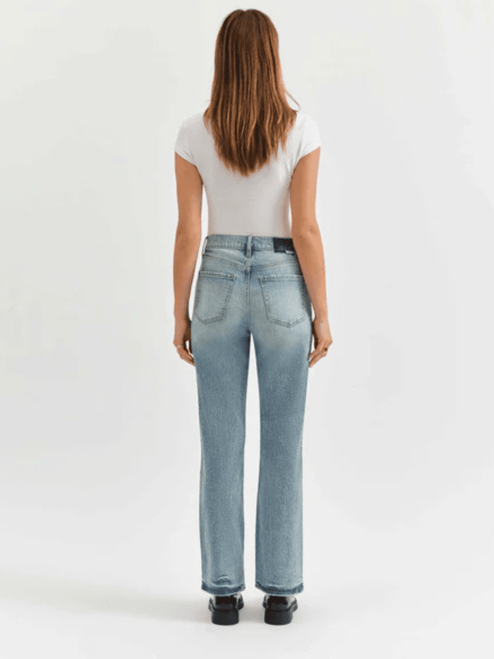 DAZE DENIM - Sundaze High Rise Vintage Straight Jeans - Jayden P Boutique
