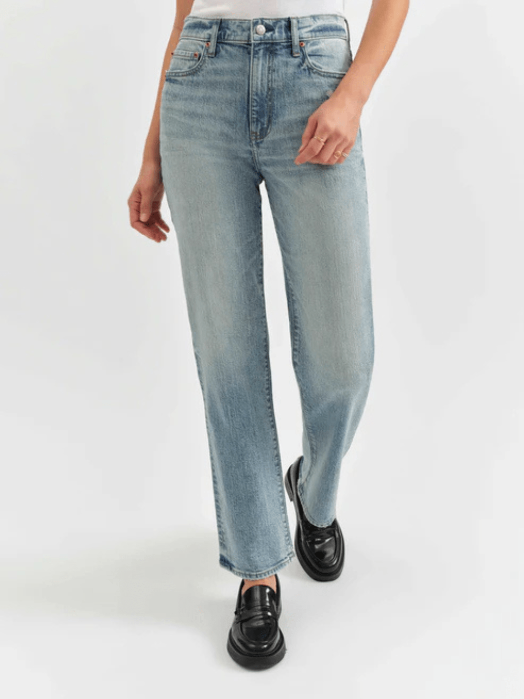 DAZE DENIM - Sundaze High Rise Vintage Straight Jeans - Jayden P Boutique