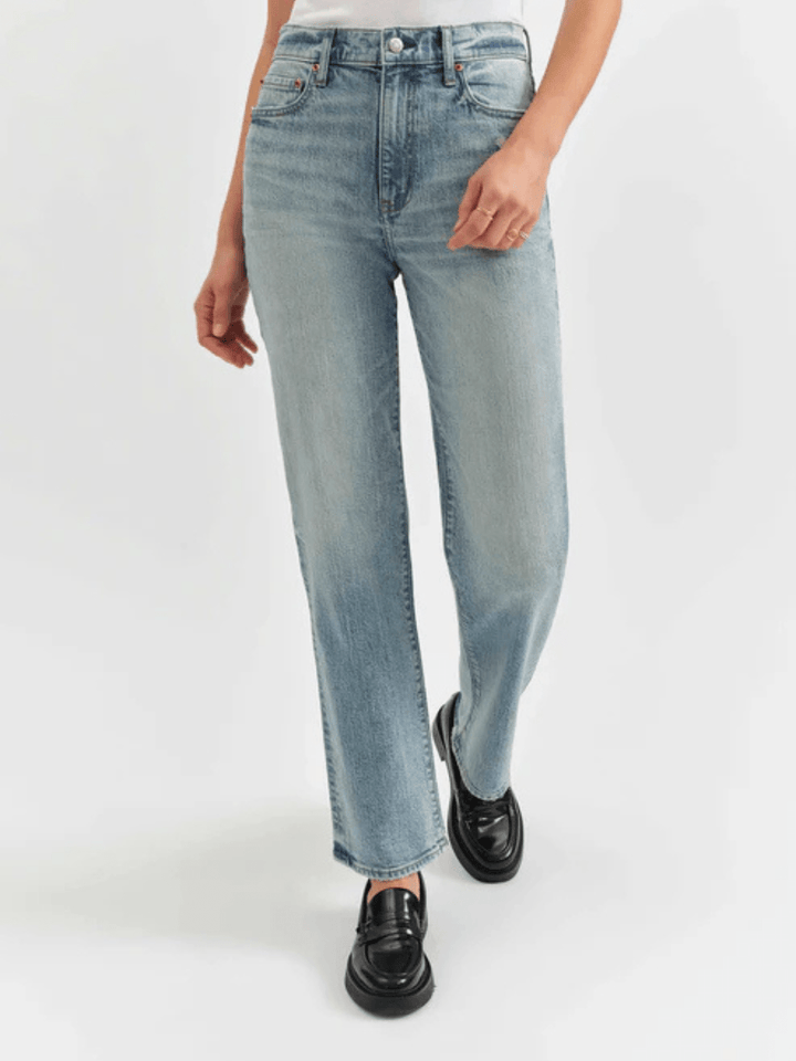 DAZE DENIM - Sundaze High Rise Vintage Straight Jeans - Jayden P Boutique