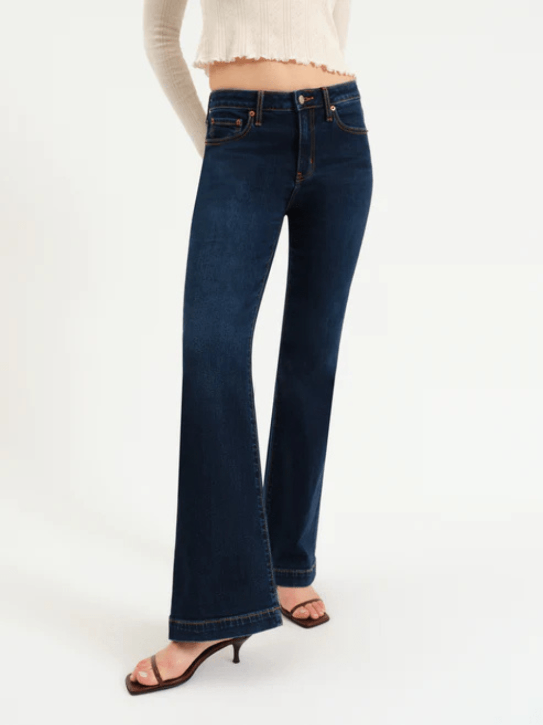 Daze Denim - The Heartbreaker Mid Rise Flare - Jayden P Boutique