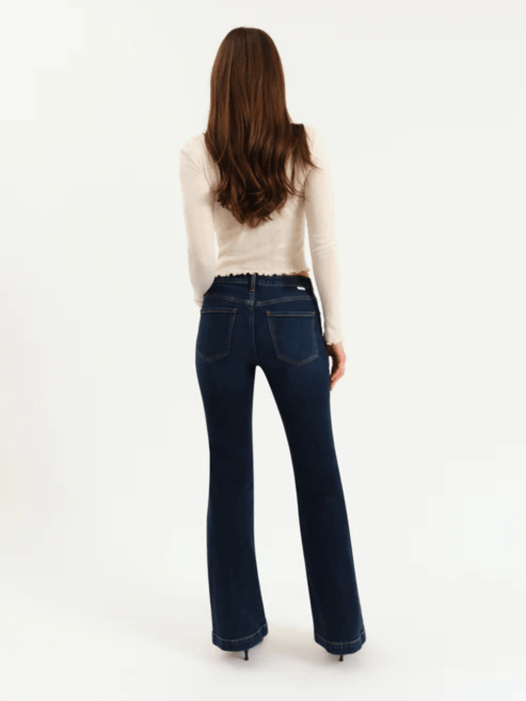 Daze Denim - The Heartbreaker Mid Rise Flare - Jayden P Boutique
