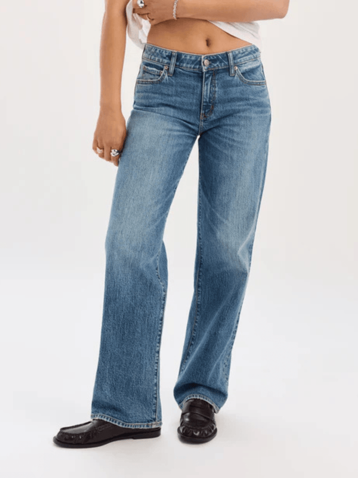 Daze Denim The Keeper Low-Rise Straight Leg Jeans - Jayden P Boutique