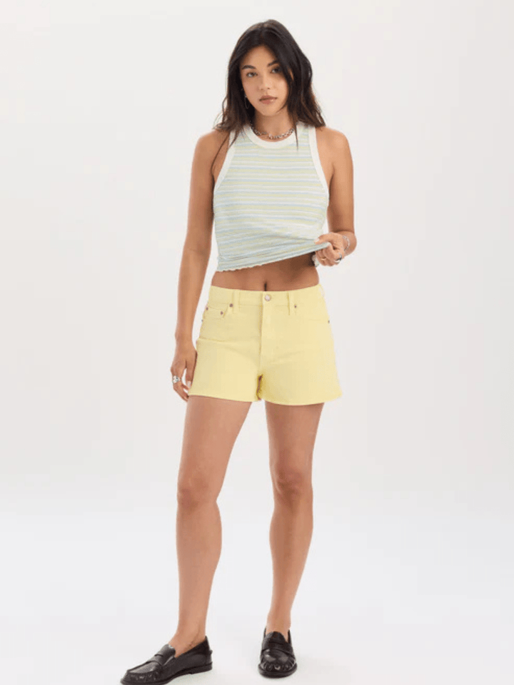 DAZE DENIM - Troublemaker High Rise Denim Short - Jayden P Boutique