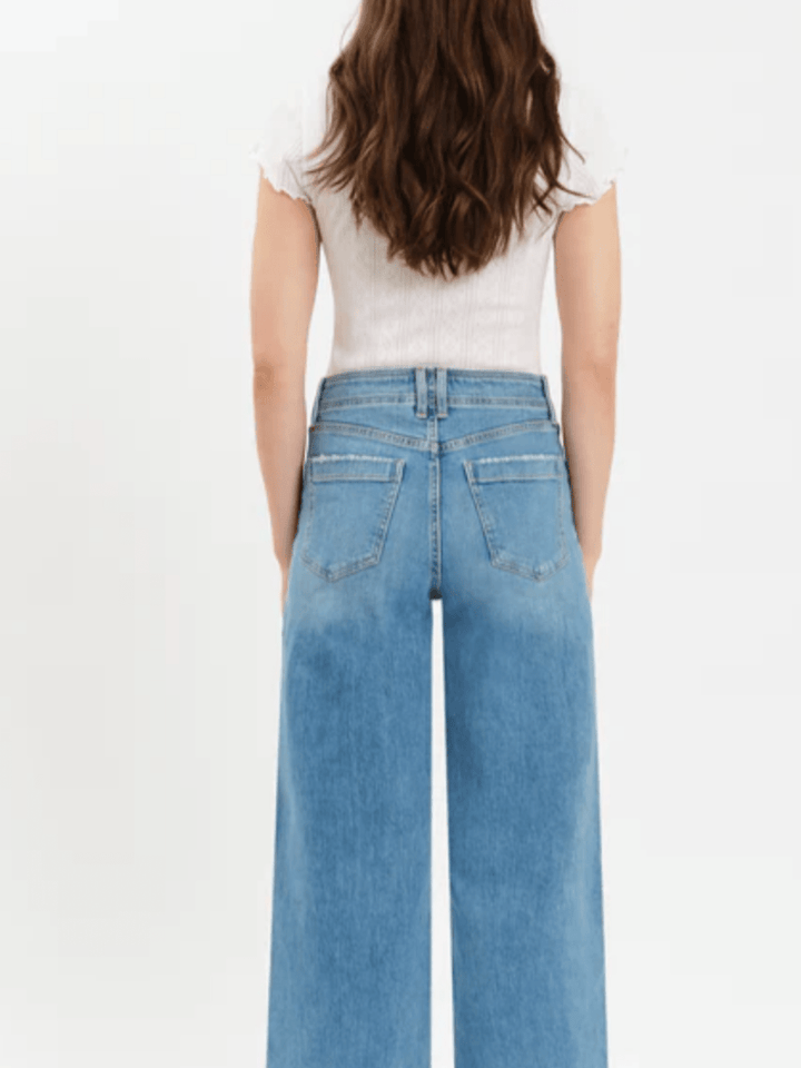 DAZE DENIM - Valley Girl High Rise Patch Pocket Ankle - Jayden P Boutique