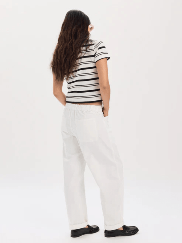 Daze Denim Villa Drawstring Barrel Leg Pant - Jayden P Boutique