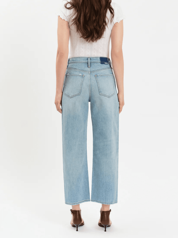 DAZE DENIM - Westward High Rise Seamed Barrel - Jayden P Boutique