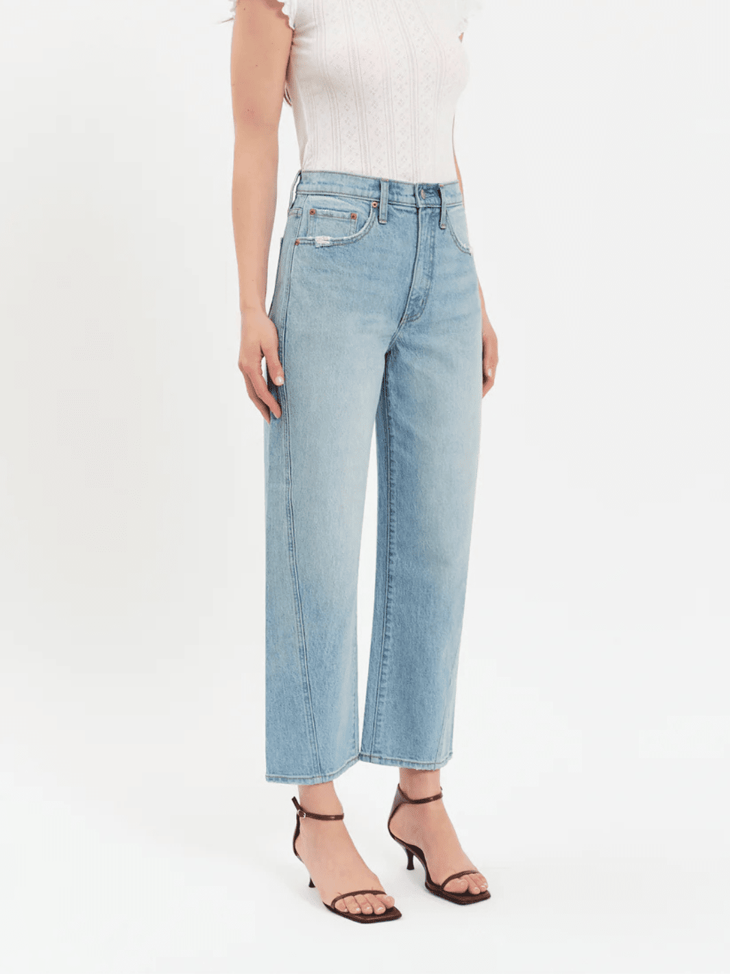 DAZE DENIM - Westward High Rise Seamed Barrel - Jayden P Boutique