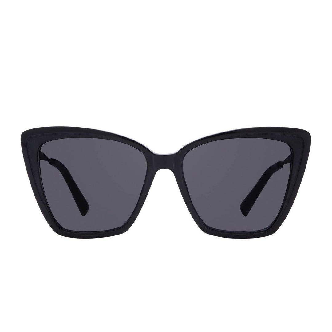 Diff Eyewear Becky II - Black + Dark Smoke + Polarized Sunglasses - Jayden P Boutique