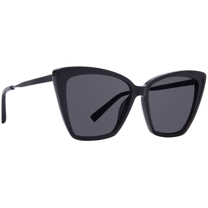 Diff Eyewear Becky II - Black + Dark Smoke + Polarized Sunglasses - Jayden P Boutique