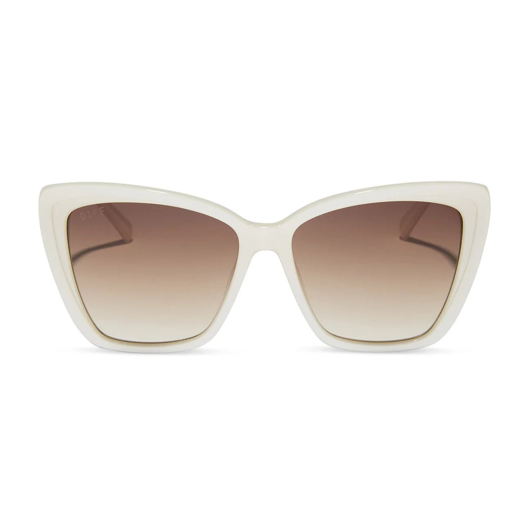 DIFF EYEWEAR - Becky II - Opaline + Brown Gradient - Jayden P Boutique