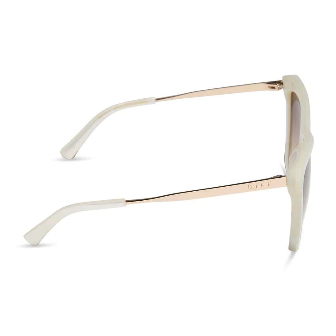 DIFF EYEWEAR - Becky II - Opaline + Brown Gradient - Jayden P Boutique