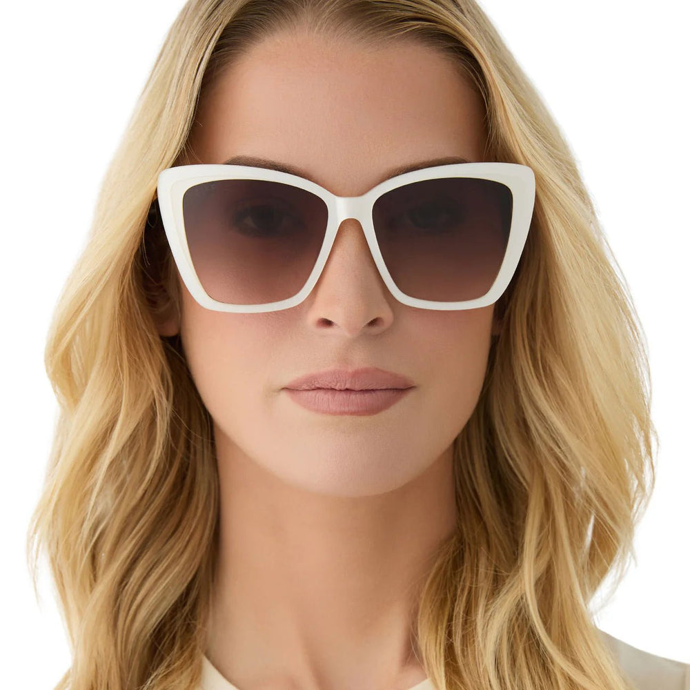 DIFF EYEWEAR - Becky II - Opaline + Brown Gradient - Jayden P Boutique