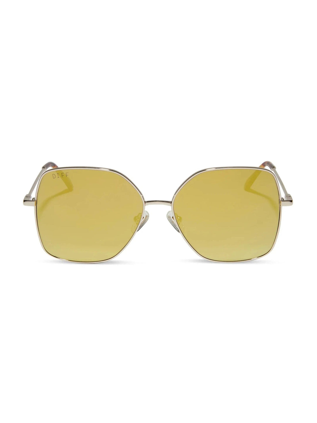 DIFF EYEWEAR Iris Sunglasses - Gold/Gold Mirror - Jayden P Boutique