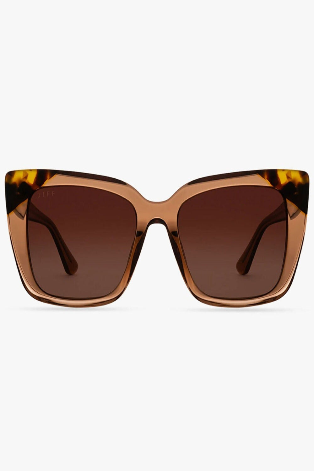 Diff Eyewear Lizzy Dunes Crystal + Brown Gradient Sunglasses - Jayden P Boutique