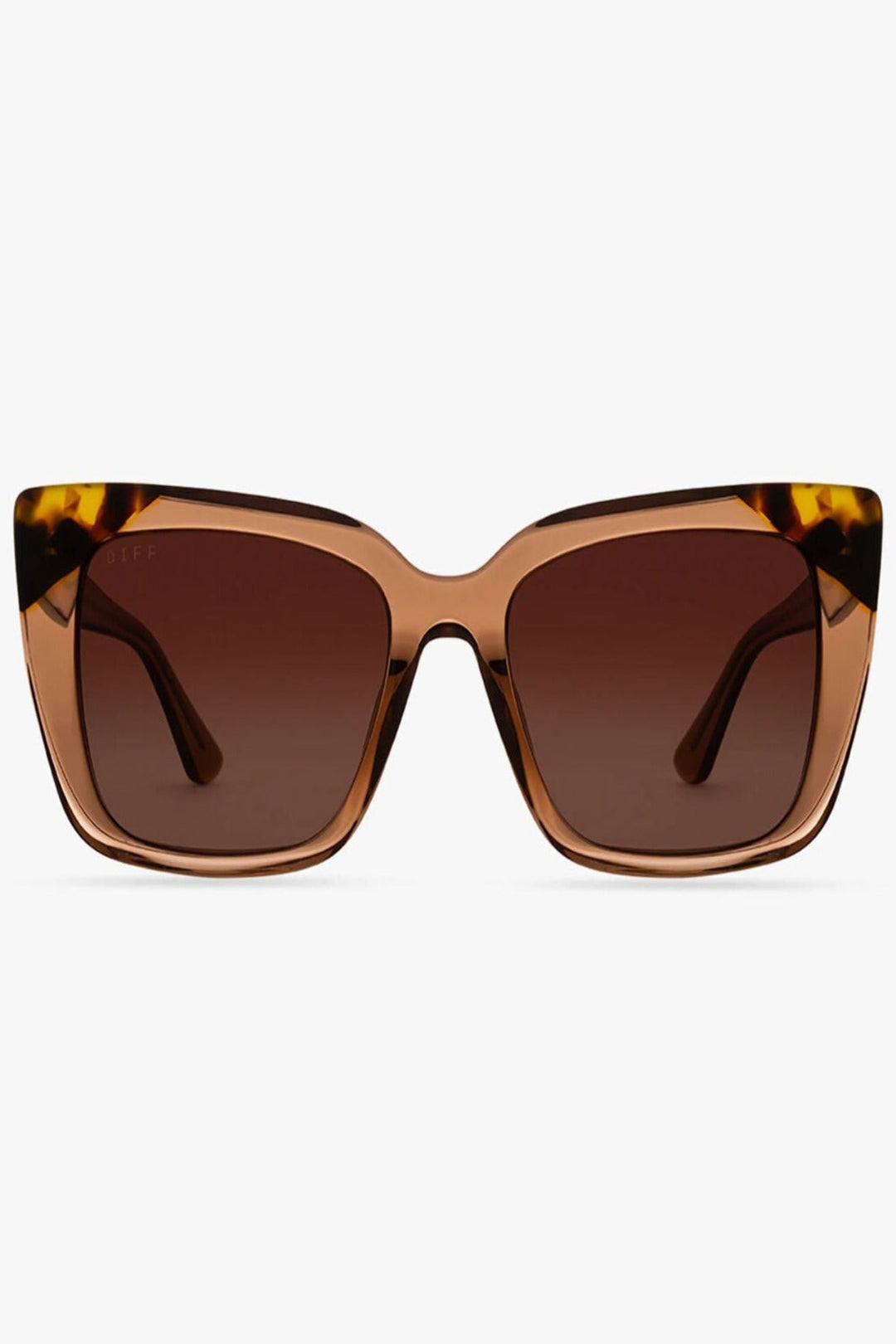 Diff Eyewear Lizzy Dunes Crystal + Brown Gradient Sunglasses - Jayden P Boutique