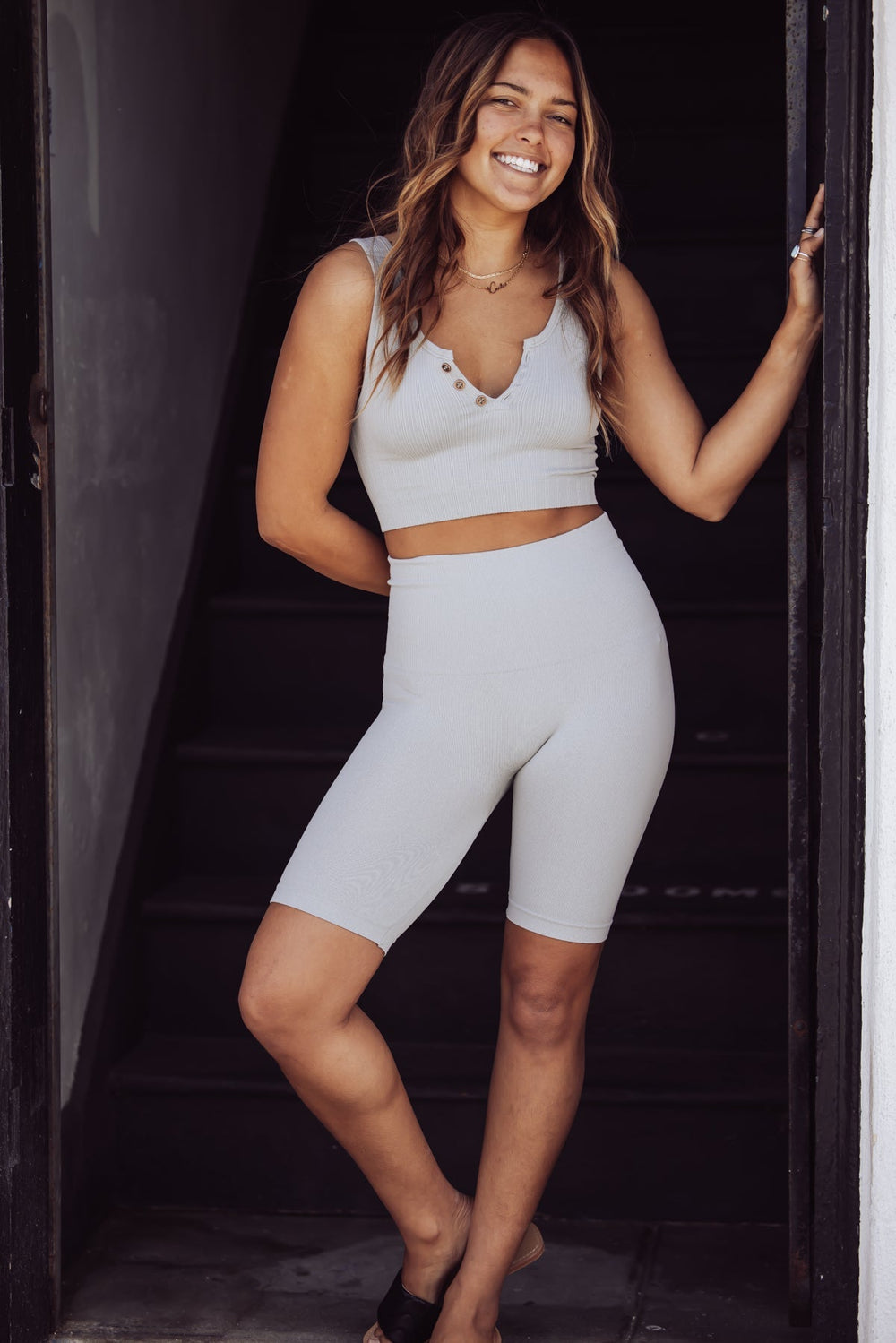Dysania Cotton Biker Shorts - Jayden P Boutique