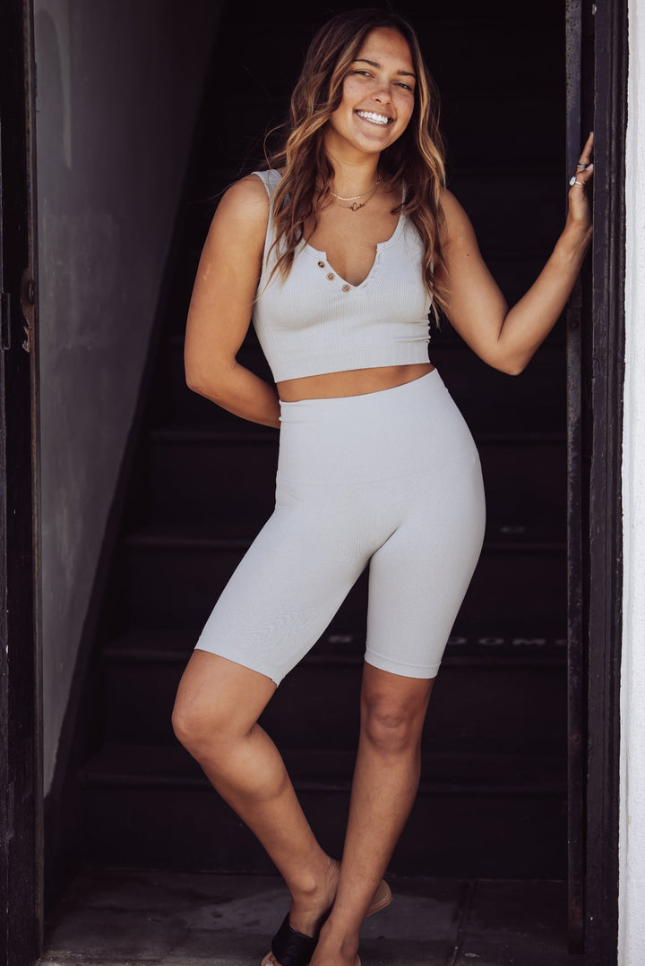 Dysania Cotton Biker Shorts - Jayden P Boutique