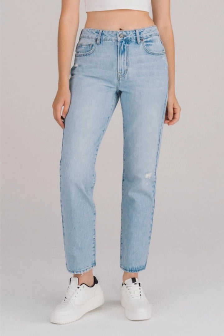 Hidden Jeans Tracey High Rise Straight Jean