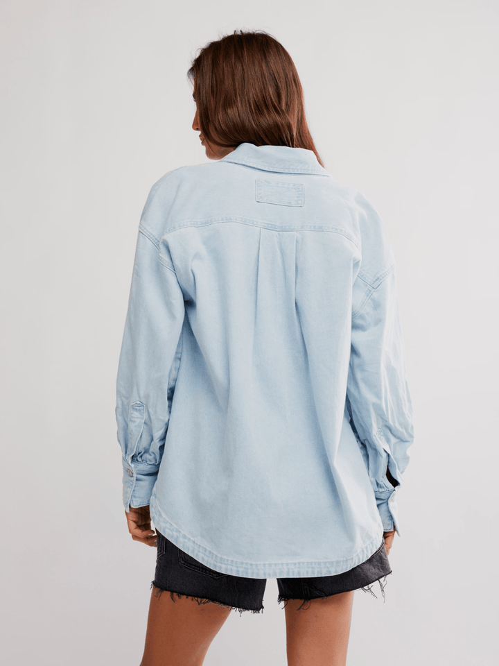 FREE PEOPLE - Ashley Denim Shirt - Jayden P Boutique
