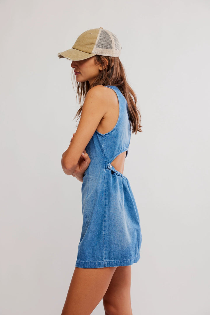 FREE PEOPLE - Atlas Denim Mini - Jayden P Boutique