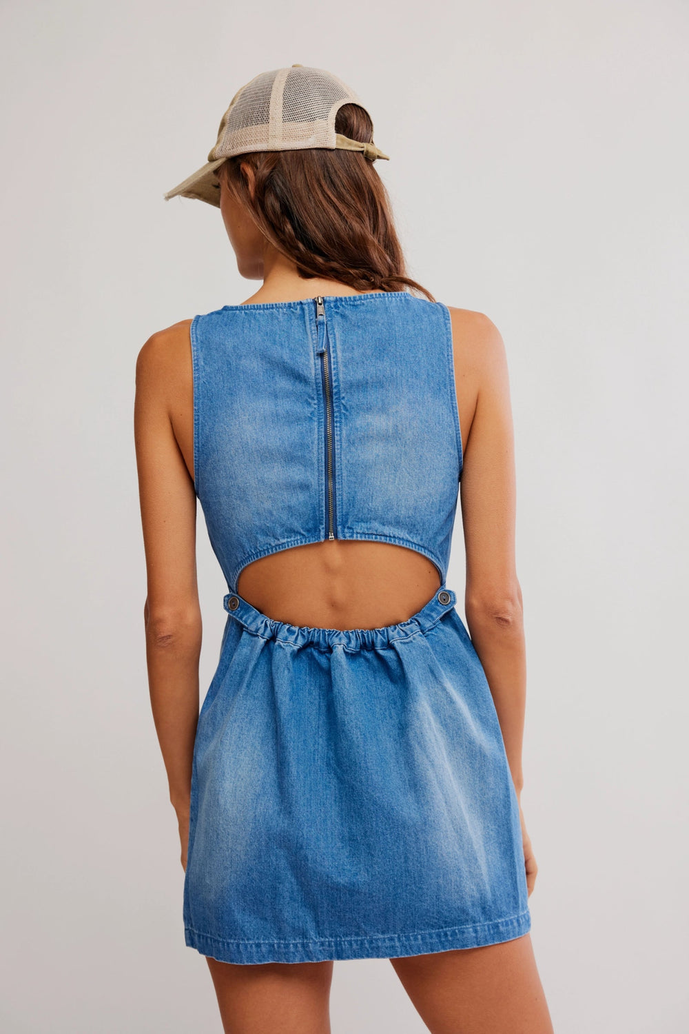 FREE PEOPLE - Atlas Denim Mini - Jayden P Boutique