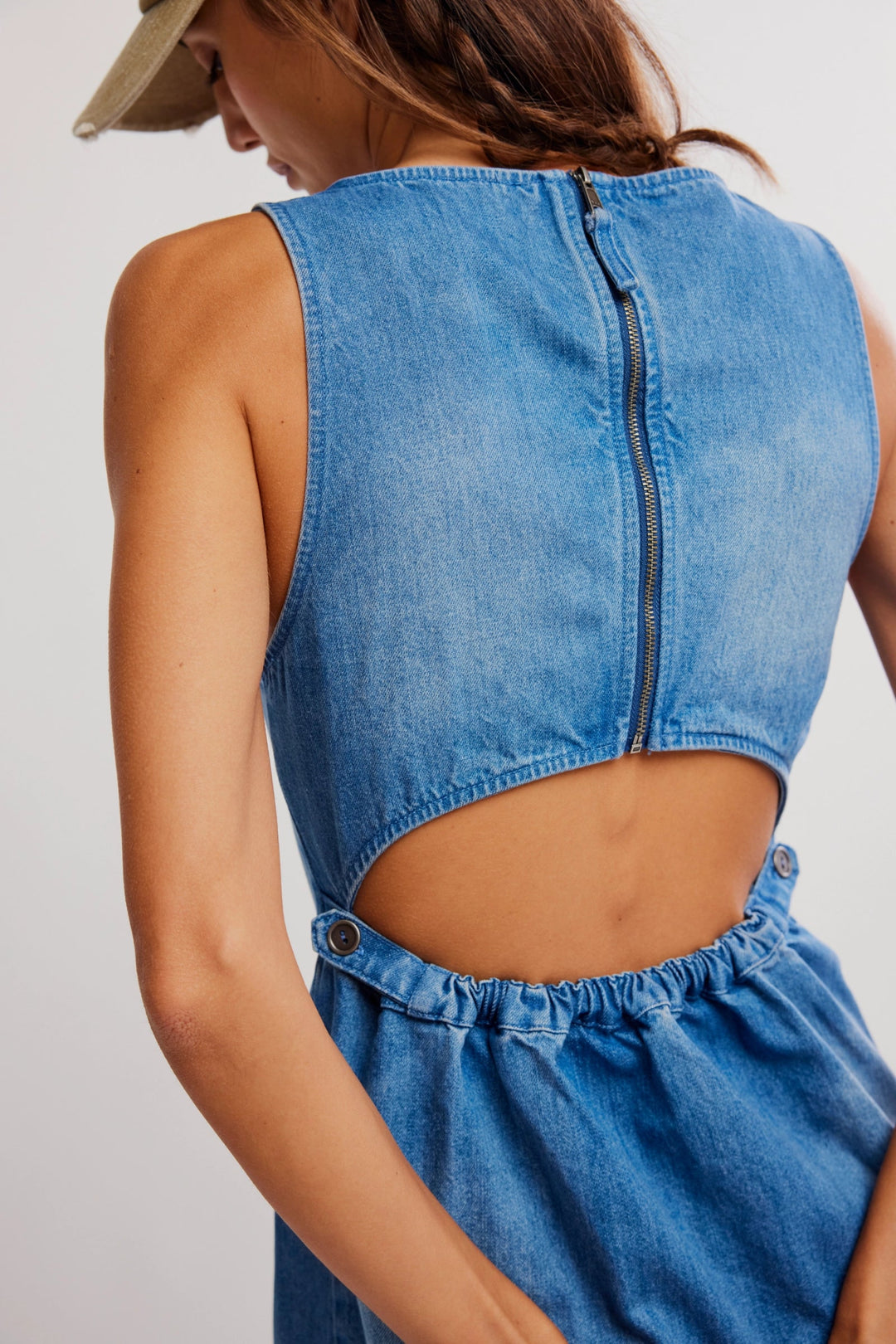 FREE PEOPLE - Atlas Denim Mini - Jayden P Boutique