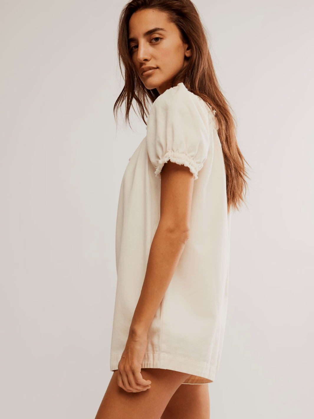 FREE PEOPLE - Daisy Denim Babydoll Romper - Jayden P Boutique
