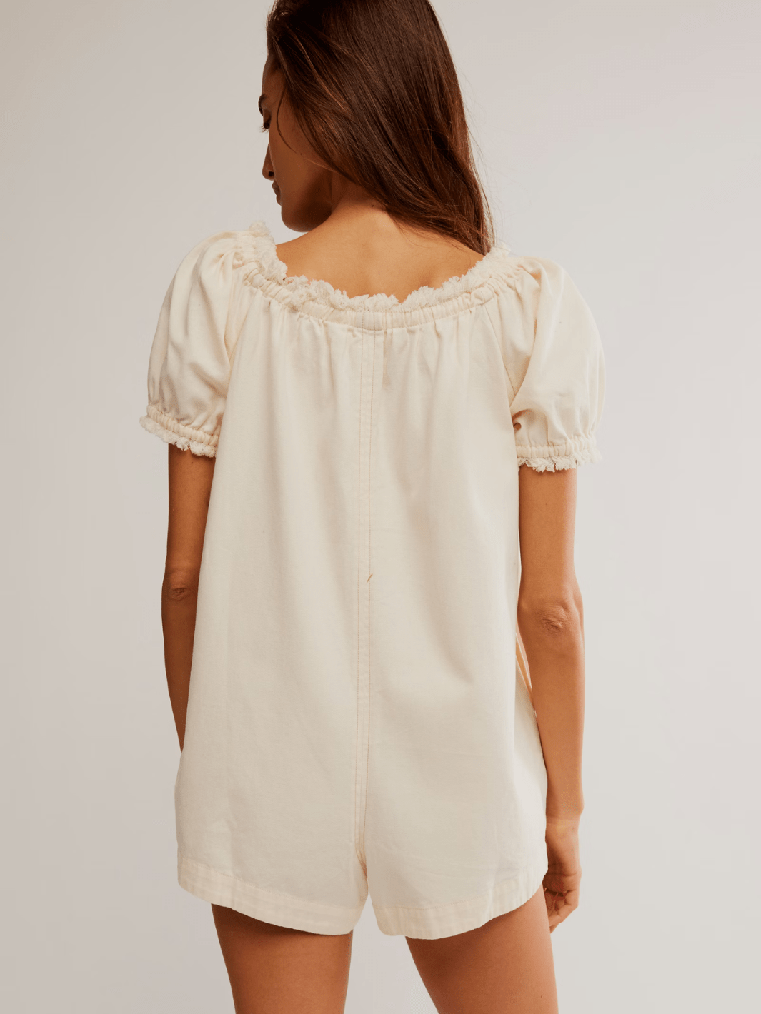 FREE PEOPLE - Daisy Denim Babydoll Romper - Jayden P Boutique