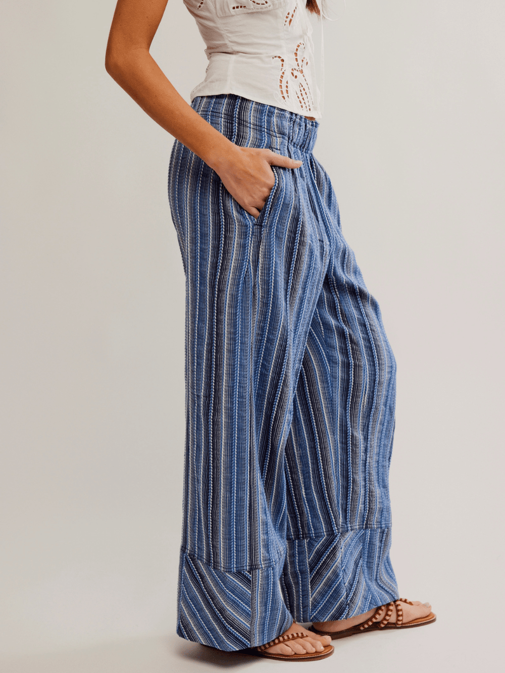 FREE PEOPLE - Days End Linen Pant - Jayden P Boutique